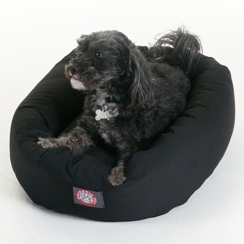 la doggie vita plush donut dog bed